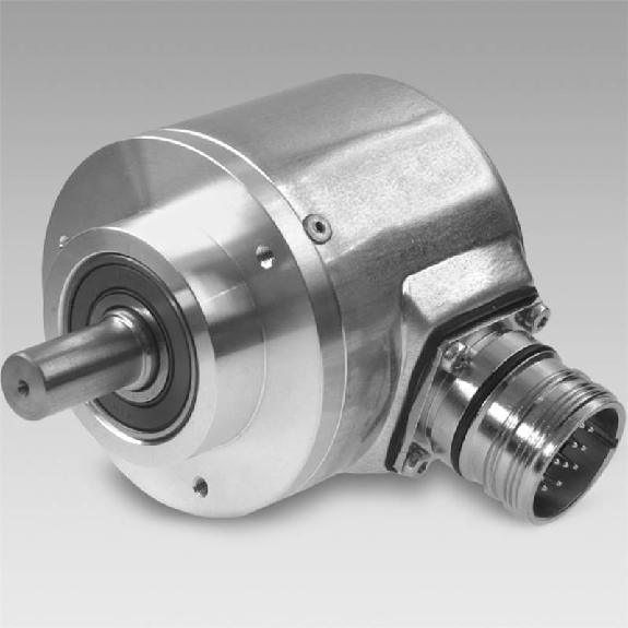 Codeur inc. Ø55mm Axe plein 10mm 1000i/t 10-30V TTL M23 12P-Lire la description