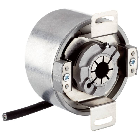 Codeur inc. Ø60mm Axe creux 15mm 2048i/t 4,5-5,5V TTL/RS422 câble 1m-Lire la description
