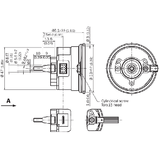 Codeur abs. monotour feedback moteur-Lire la description