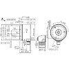 Codeur inc. Ø60mm Axe plein 6mm 1024i/t 10-32V HTL/Push pull M12 8P
