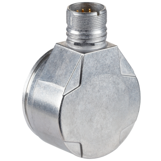 Codeur abs. multitours Ø60mm Axe plein 06mm SSI 32768x4096 M23 12P-Lire la description