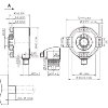 Codeur inc. Ø60mm Axe trav. 10mm 10000i/t PROG 5-32V TTL/HTL M12 8P