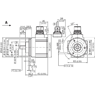 Codeur abs. monotour feedback moteur-Lire la description