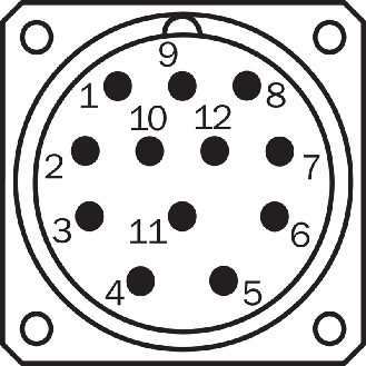 Codeur inc. de sécurité Axe trav. 14mm 1024i/t 5-32Vdc SinCos M23 12P-Lire la description