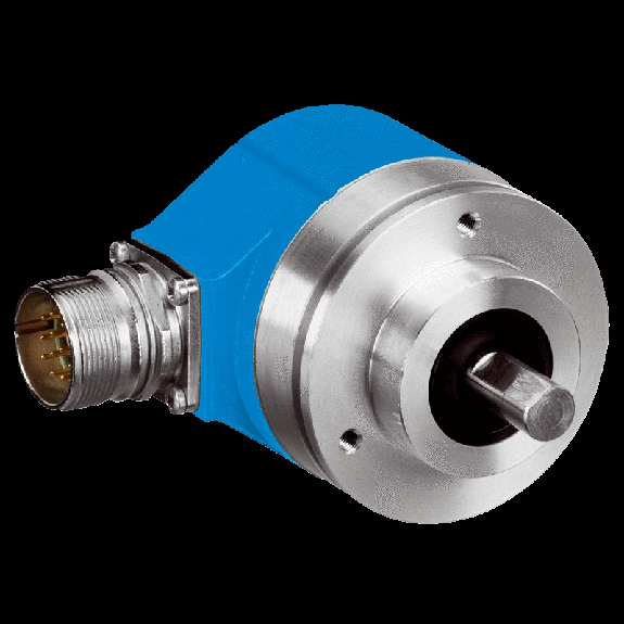 Codeur abs. monotour Ø60mm Axe plein 10mm SSI 10-32Vdc M23 12P-Lire la description