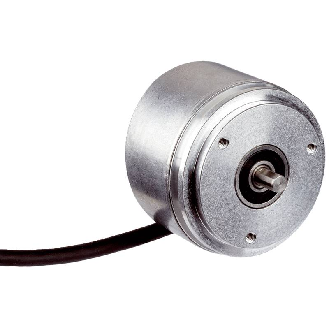 Codeur inc. Ø60mm Axe plein 6mm 02500i/t 10-32V HTL/PushPull C1,5m-Lire la description