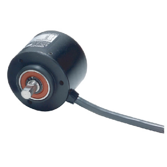 Codeur inc. Ø50mm Axe plein 8mm 2500i/t 12-24Vdc PNP/NPN câble 1m-Lire la description