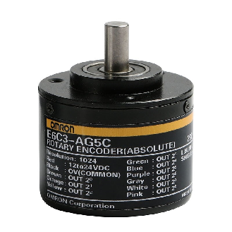 Codeur inc. Ø50mm Axe plein 8mm 2500i/t 12-24Vdc PNP/NPN câble 1m-Lire la description