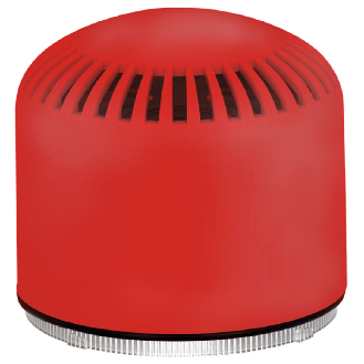 Sirène électronique 105dB 64 sons SIR-E MAX IP65 Ø92mm BLANC-Lire la description