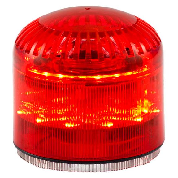 Sirène électronique 105dB 64 sons SIR-E LED MAX ROUGE IP65 Ø92mm Sirène électronique 105dB 64 sons SIR-E LED MAX ROUGE IP65 Ø92mm-Lire la description