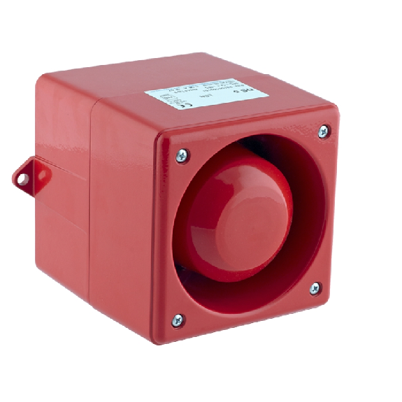 Sirène fonte Aluminium 105dB 24Vdc IP66/67 1 son à distance-Leggi tutto