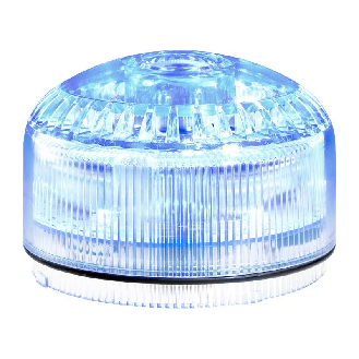 Sirène électronique 105dB 64 sons LED BLEUE allCLEAR IP65 Ø92mm-Lire la description