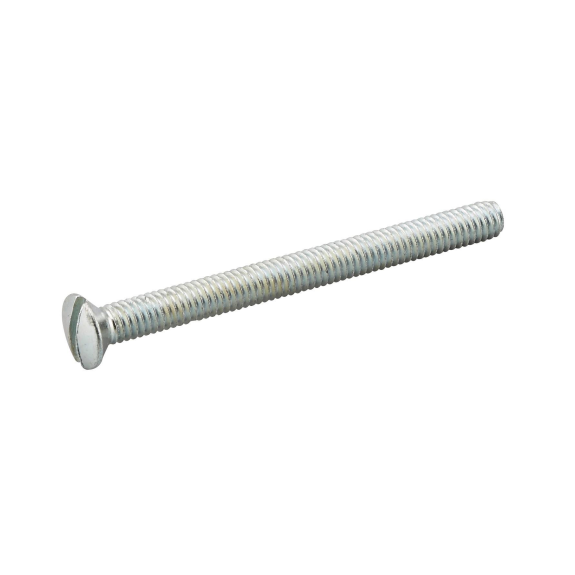 Vis métaux 4 x 40 mm pour ensemble chromé et nylon (2 pèces sur carte)-Lire la description