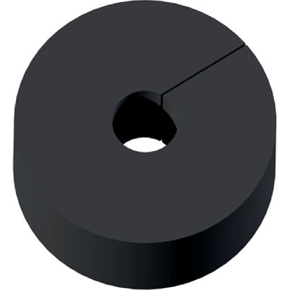 Joint d'étanchéité multi-passages IP54 M 25, Câbles 2 x Ø 6.0 mm-Lire la description
