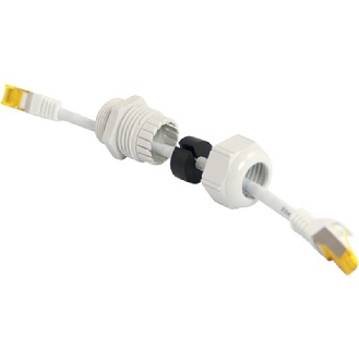 Joint d'étanchéité multi-passages IP54 M 25, Câbles 2 x Ø 6.0 mm-Lire la description