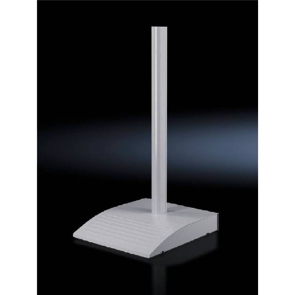 Pied modulaire plein 490x1000x600mm RAL7035-Lire la description