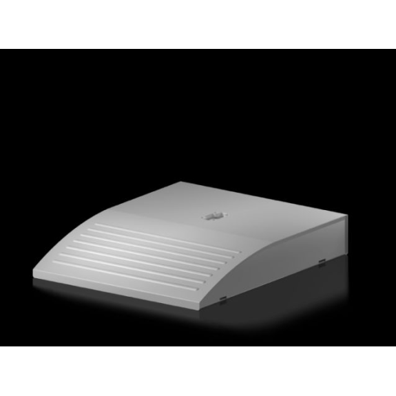 Pied modulaire plein 490x1000x600mm RAL7035-Lire la description