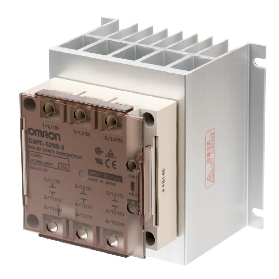Relais statique 3PH 3P 25A 200-480VAC / Cde 12-24VDC AV RAD Relais statique 3PH 3P 25A 200-480VAC / Cde 12-24VDC AV RAD-Lire la description