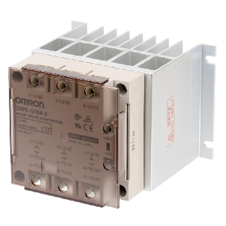 Relais statique 3PH 2P 25A 100-240VAC / Cde 12-24VDC AV RAD-Lire la description