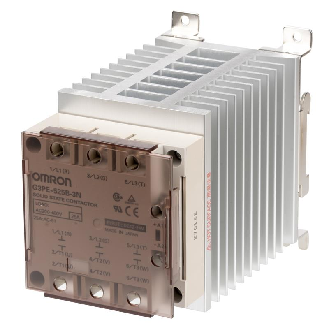 Relais statique 3PH 3P 25A 200-480VAC / Cde 12-24VDC AV RAD-Lire la description