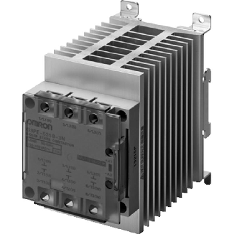 Relais statique 3PH 3P 35A 200-480VAC / Cde 12-24VDC AV RAD-Lire la description