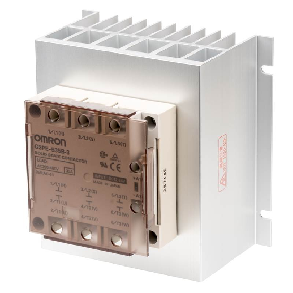 Relais statique 3PH 2P 45A 100-240VAC / Cde 12-24VDC AV RAD-Lire la description