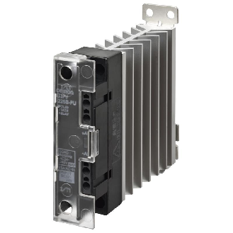 Relais statique 1PH 15A 24-240VAC Cde 12-24Vdc, bornes Push-in-Lire la description
