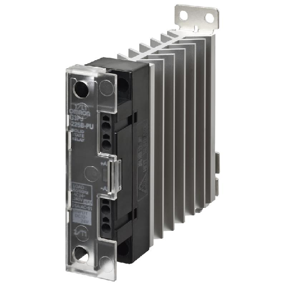 Relais statique 1PH 15A 100-480VAC Cde 12-24Vdc, bornes Push-in-Lire la description