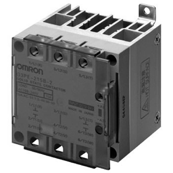 Relais statique 3PH 2P 15A 100-240VAC / Cde 12-24VDC AV RAD-Lire la description