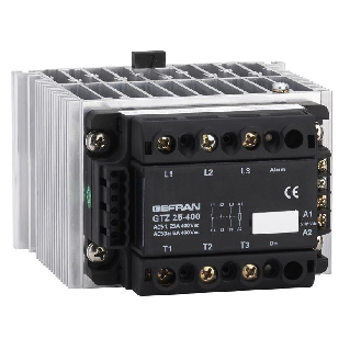 Groupe statique 3PH 25A 480VAC, Cde 20-260Vac/dc-Lire la description