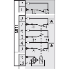 Int. de séc. STP-TWIN connecteur SR11 avec contact d'état de porte