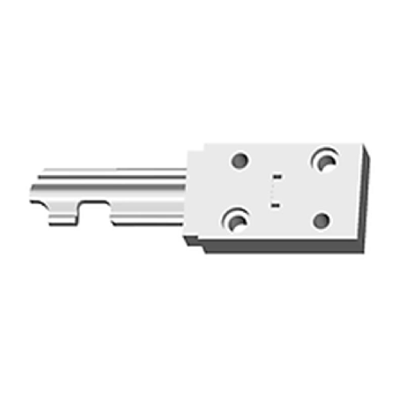 Actionneur droit télescopique course max. 6mm pour AZM 415-Lire la description