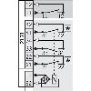 Int.de séc. Verr. 24Vac/dc Déverr. mécanique 2O+1F+1O, 3xM20