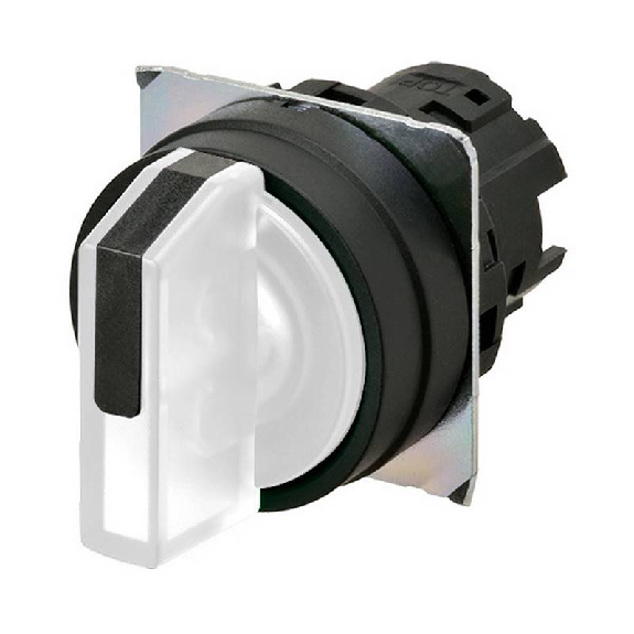 Sélecteur à manette 2 pos. gauche couleur blanc (noir)-Leggi tutto