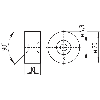 Actionneur Ø20x10mm interrupteur magnétique de sécurité