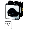 Inverseurs, Contacts: 4, 20 A, plastron: HAND-AUTO, 90 °, à accrochage, Montage encastré