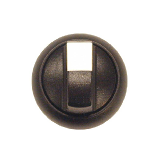 Commutateur rotatif, manette, 3 positions, noir, à accrochage-Lire la description