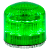 Sirène électronique 105dB 64 sons SIR-E LED MAX VERT IP65 Ø92mm