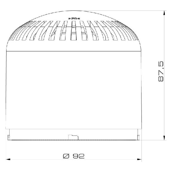 Sirène électronique 105dB 64 sons SIR-E LED MAX VERT IP65 Ø92mm Sirène électronique 105dB 64 sons SIR-E LED MAX VERT IP65 Ø92mm-Lire la description