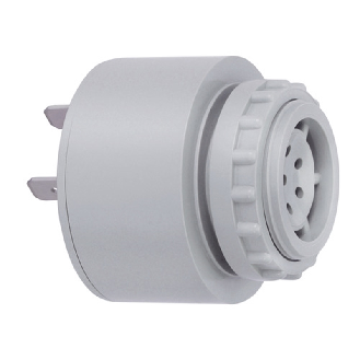 Ronfleur électronique EM continu 90dB 230VAC IP30 Ø43mm GRIS-Lire la description
