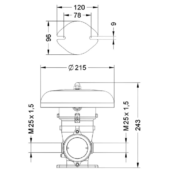 Sonnerie ATEX 98dB IP66-Lire la description