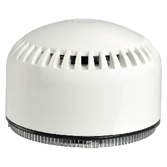 Sirène électronique SIR-E FA EN54-3 100dB IP65 Ø92mm BLANC-Lire la description