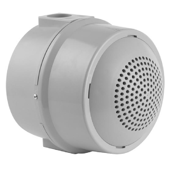 Sirène d'édition vocale WM 110dB 24VDC IP65 Ø150mm GRIS Sirène d'édition vocale WM 110dB 24VDC IP65 Ø150mm GRIS-Lire la description