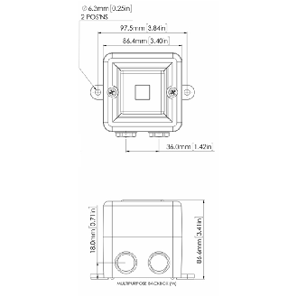 Sirène Yotel 4 V2 100dB pour amplifier la sonnerie de tél.-Lire la description