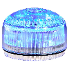 Sirène électronique 105dB 64 sons SIR-E LED BLEU IP65 Ø92mm