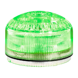 Sirène électronique 105dB 64 sons LED VERT allCLEAR IP65 Ø92mm-Lire la description