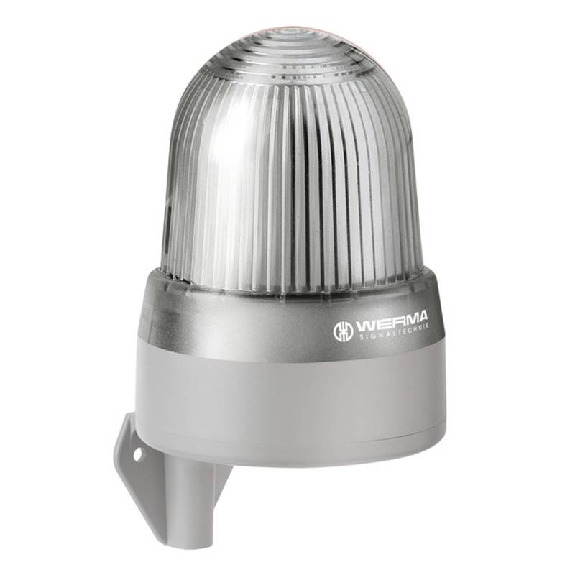 Sirène DEL WM 32 sons 108dB 115-230VAC BLANC IP65 Ø134mm GRIS-Lire la description