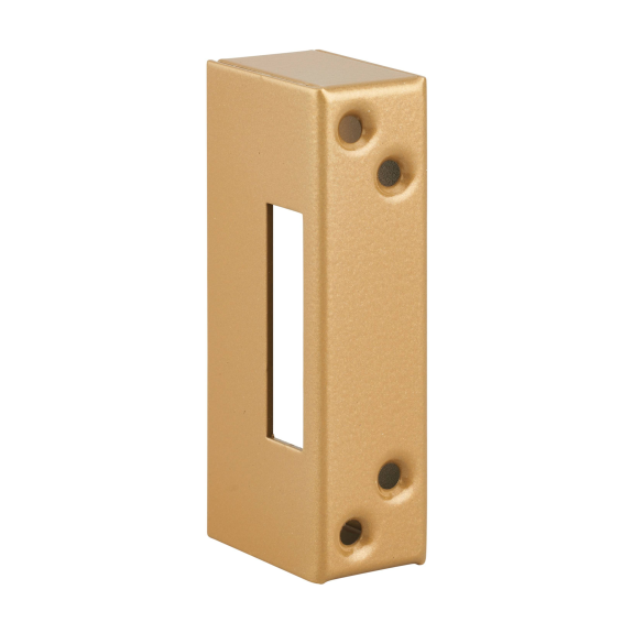 Gâche pour porte à recouvrement bronze-Lire la description