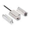 Int.de séc. sans contact double codé 2NF+1NO, inox, câble 5m