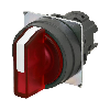 Sélecteur à manette 2 pos. gauche couleur rouge (noir)